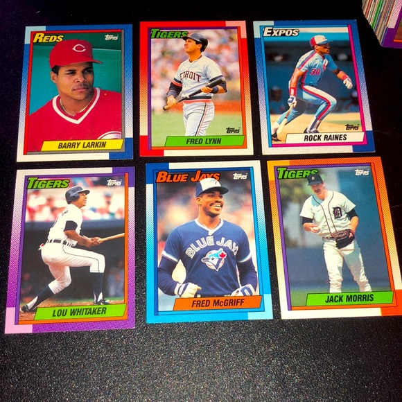 1990 Topps Baseball Cards - Partial Set of 300+ - Picture 4 of 5